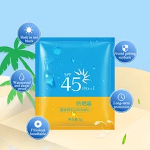 Горячая SPF45+ увлажняющий солнцезащитный крем для лица, отбеливающий солнцезащитный крем, антивозрастной контроль масла, освежающий, не жирный
