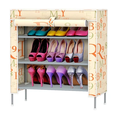 Shoe cabinet Hanger Non-woven fabrics shoe rack furniture storage shelf for shoes creative shoe rack easy receive shoe rack non woven