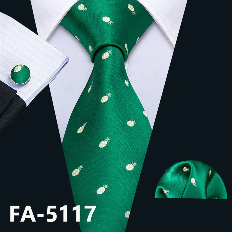 FA-5117 Barry. Wang Новое поступление 20 видов стилей синие галстуки для мужчин шелк мужской галстук Hanky запонки шеи галстук Карманный квадратный набор - Цвет: FA-5117