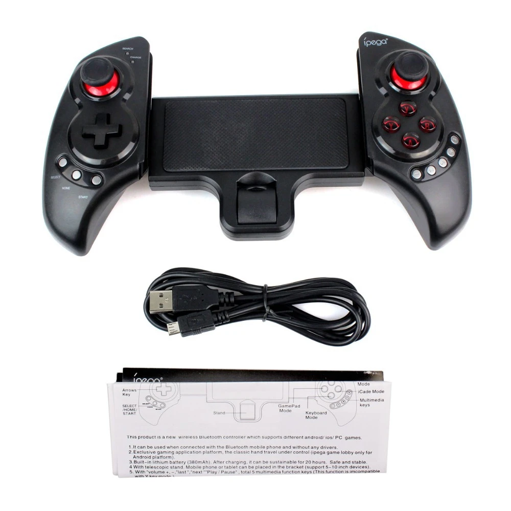 Ipega Pg-9023 Universal Wireless Bluetooth Game Controller Gamepad Joystick Telescopic Handle For Xiaomi Android Tablet Pc - Gamepads -