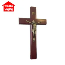21,6 дюймов Высокое качество палисандр Иисус Христос на INRI карбонизированной древесины крест стены распятие дома Часовня украшения металлическая скульптура