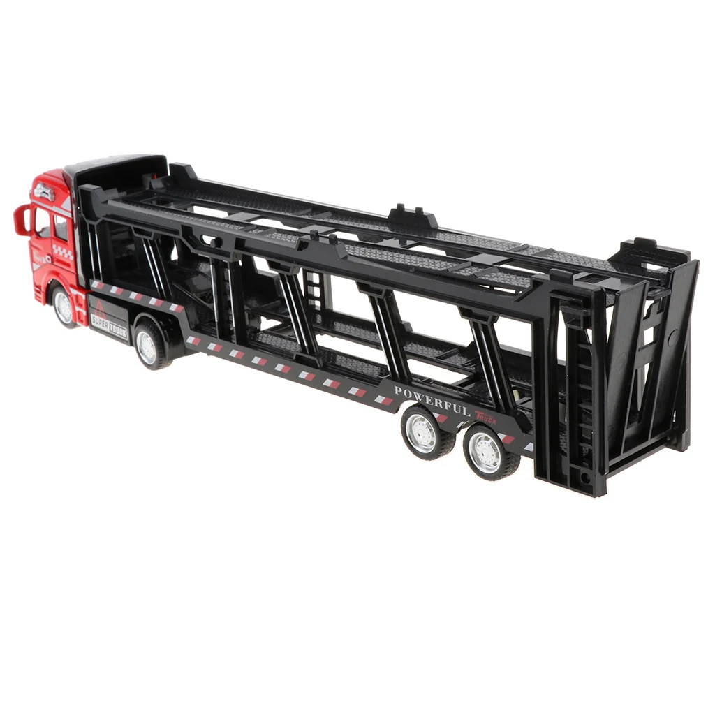 1:50 Die-Cast Toy Friction Powered Metal Transport Car Carrier Truck Toy for Boys and Girls