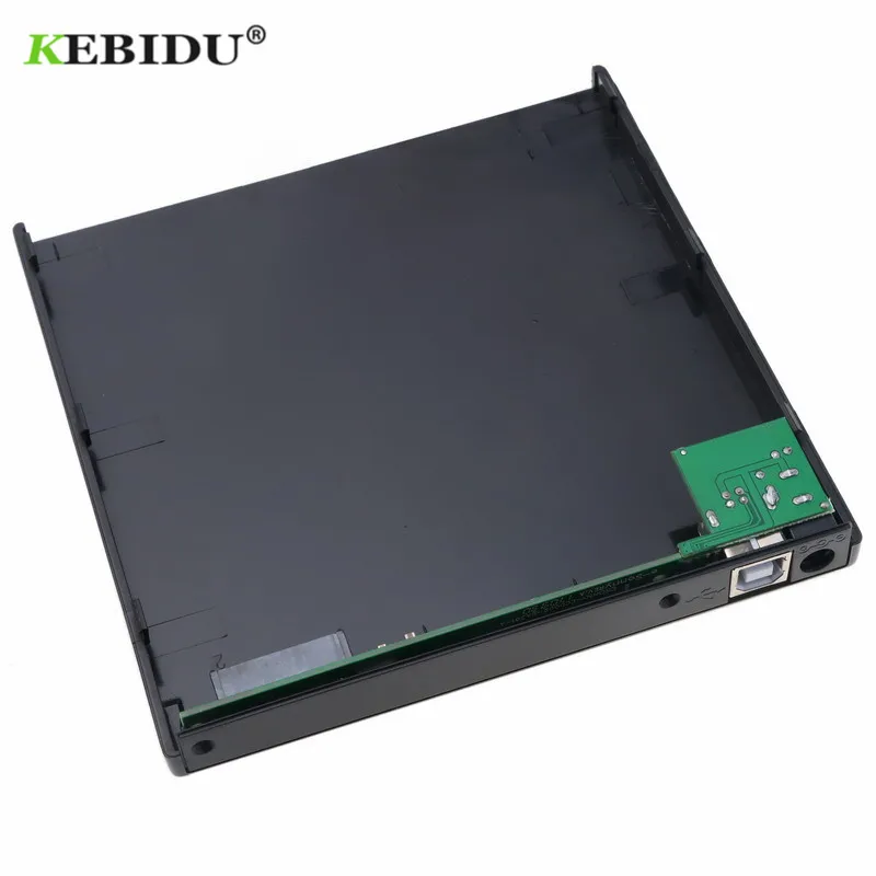 Kebidumei 2,0 мм USB 12,7 SATA Внешний привод DVD CD DVD-Rom IDE чехол привод коробка для ноутбука ноутбук компьютер