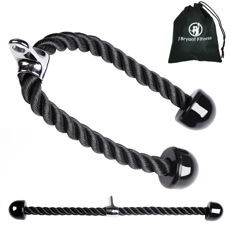 TRiceps Pull Rope Machine Attachment Cable Nylon Rope for Pull & Push