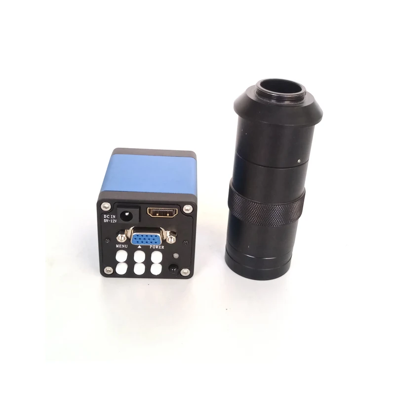 Пульт дистанционного управления 8X-130X C-Mount объектив 720P 13MP HDMI VGA промышленный цифровой микроскоп камера для пайки телефона ремонт