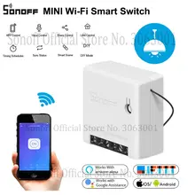 SONOFF MINI WiFi Schalter Smart-Timer Modul 10A 2 Weg Schalter Unterstützung APP/LAN/Stimme Fernbedienung DIY für Smart Home Automation(China)