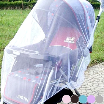 

baby Stoller cover net Baby Pushchair net 150cm Summer Baby Stroller Pushchair Mosquito Net Netting Cover Accessories