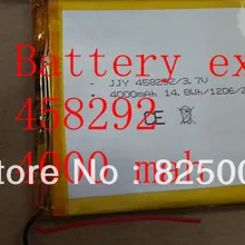 458292 3,7 V 4000 mAH 408090(полимера Перезаряжаемые батарей) для 7 дюймов планшетный ПК D70pro II, Q88, Видо