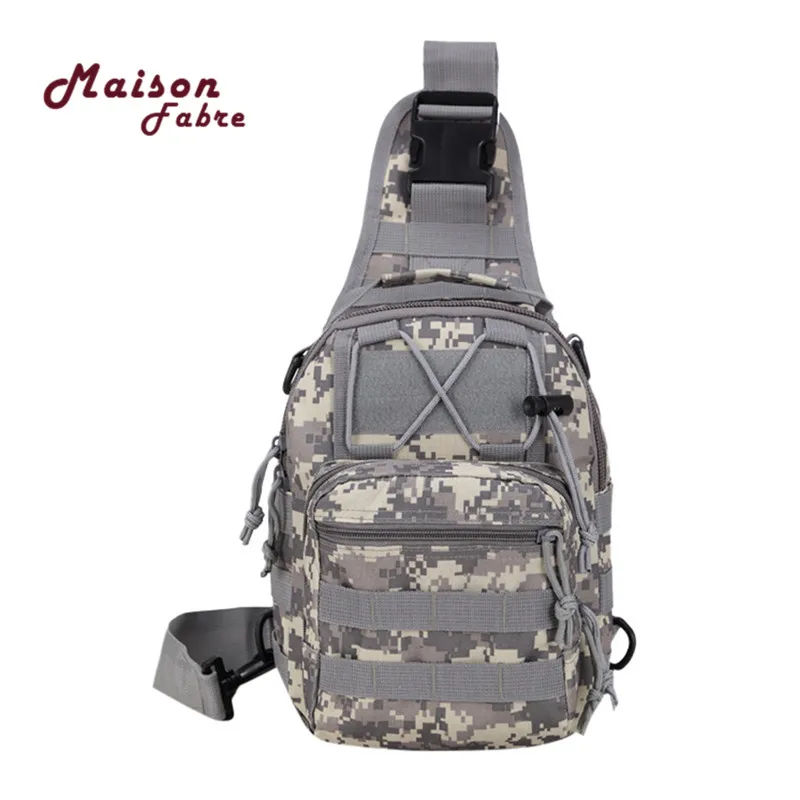 Brand New Men Vintage Canvas Leather Satchel Shoulder Sling Chest Pack Bag Waterproof Nylon Camouflage bolsos