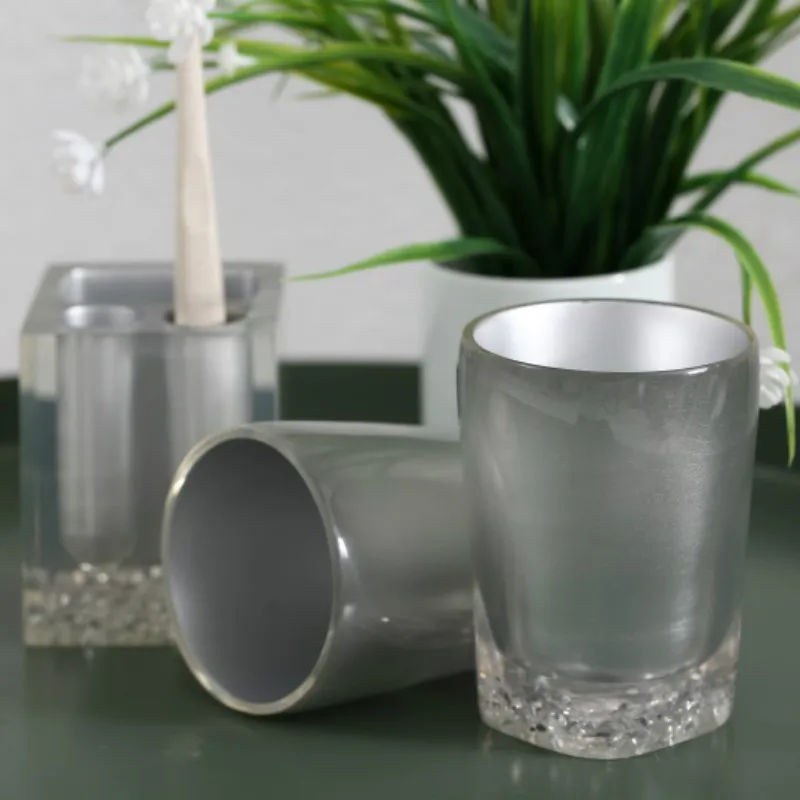 5pcs Bathroom Accessories Set Crystal Ice Flower Transparent Acrylic Soap Dish Dispenser Toothbrush Holder Tumbler Wash Kit 5pcs Bathroom Accessories Set Crystal Ice Flower Transparent Acrylic Soap Dish Dispenser Toothbrush Holder Tumbler Wash Kit