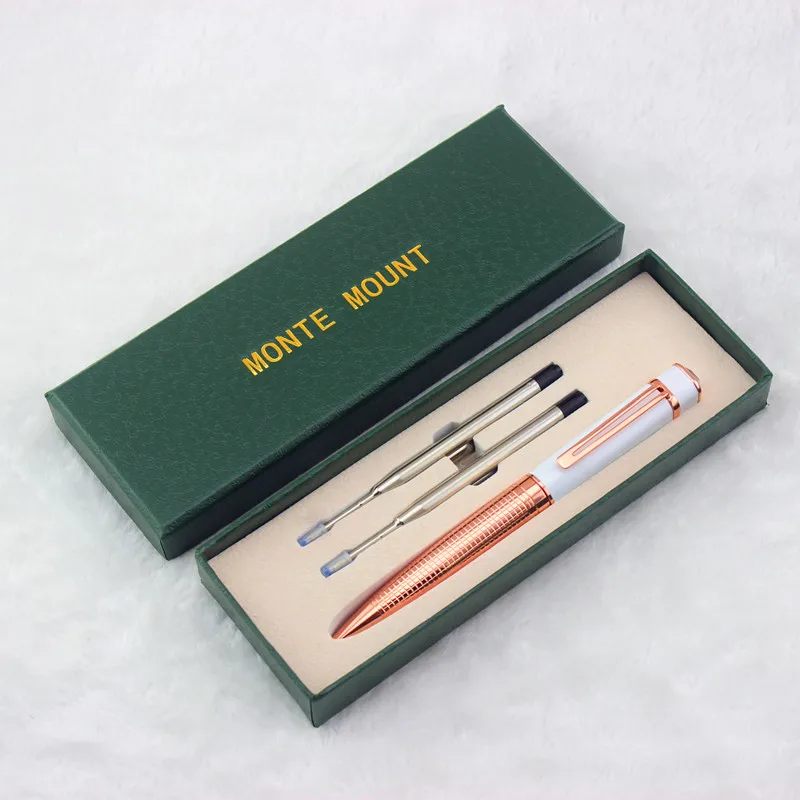 

rose gold diamond pen metal ball pen,black ink refill,smooth writing,company customized promotional gift,personalized event