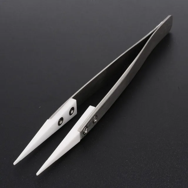 Buy Ceramic Tipped Tweezers Stainless Steel Fine