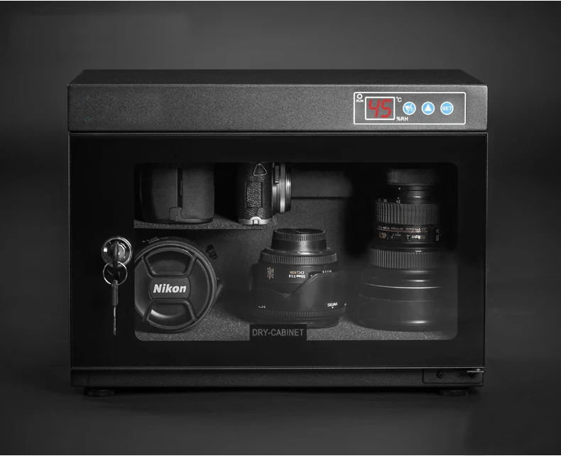 Автоматическая сушка шкаф электронный бокс для сушки Автоматический цифровой контроль влагостойкий для зеркальной камеры объектив картины антикварные украшения