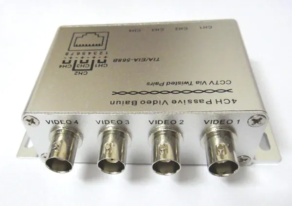 UTP 4CH канальный пассивный видеоприемник BNC CCTV Cat5 RJ45 активный адаптер|rj45 inline extension