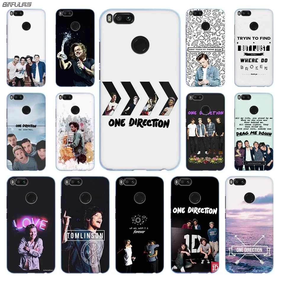 

One Direction Louis Anime Phone Case PC for Xiaomi Mi 9 8 8SE 5X 6x A2 Lite Pocophone f1 Mix 2s Max 2 3 64G Cover