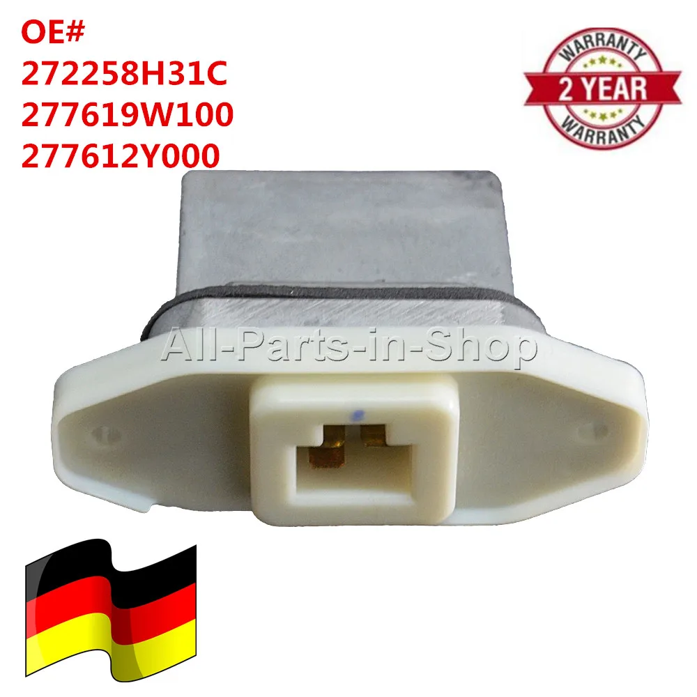Регулятор резистора двигателя AP02 для Nissan X Trail T30 SUV OE #27761 2Y000 277612Y000 27761 9W100 277619W100