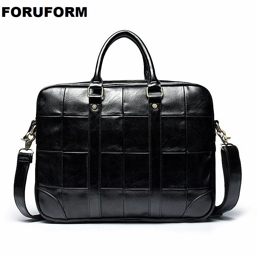 Высокое качество кожа Для мужчин сумка Для Мужчин's Портфели кожаная сумка для ноутбука Бизнес мужской Для мужчин Путешествия Tote сумки