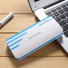 Портативный внешний аккумулятор 20000 мАч 3USB внешний аккумулятор 18650 зарядное устройство для мобильных телефонов для iphone со светом