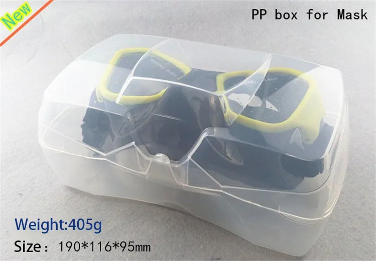 Новое поступление, защитные очки для дайвинга, дыхательная трубка, силиконовая маска для подводного плавания, набор для дайвинга с пластиковой коробкой