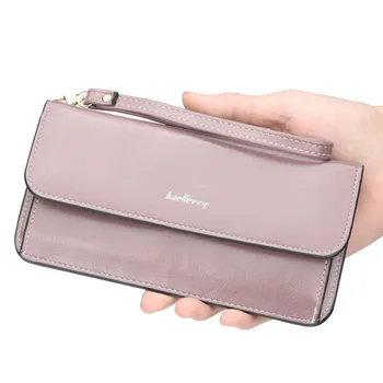 

New Fashion Pu Leather Women Wallet Long Wallet Female Purse Identity Protection Ms Wallets