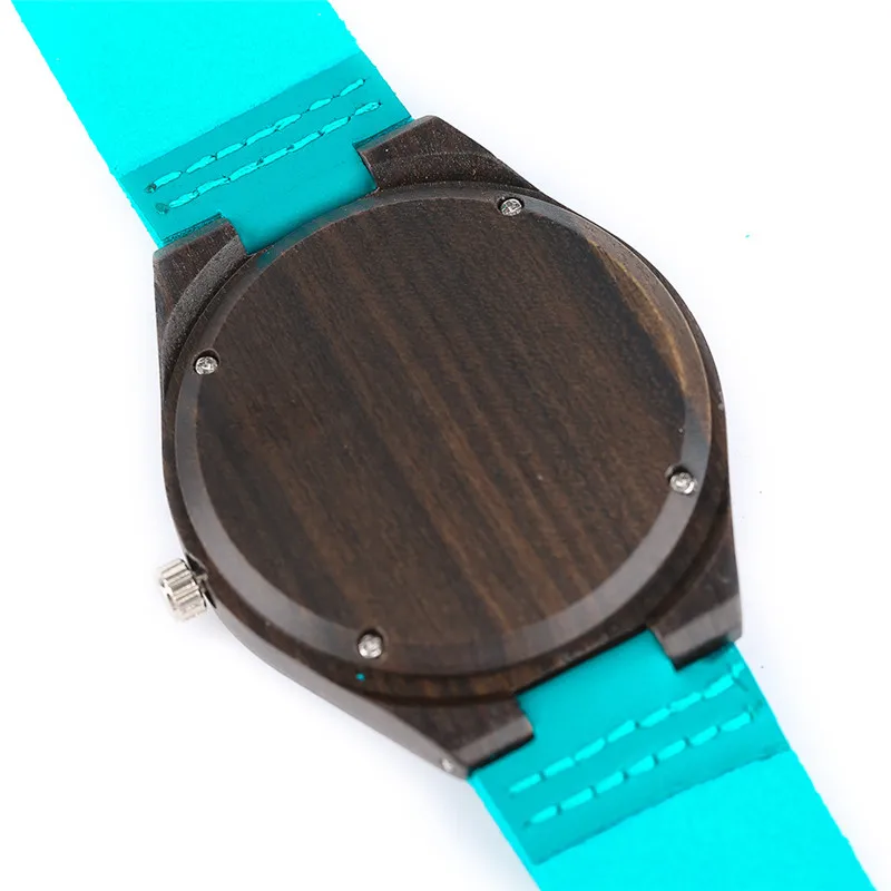 Fashion Sandalwood Watch Trendy Hit Color Casual Men Women Wooden Wristwatch Special Unisex Wood Clock Unique Christmas Gifts (5)