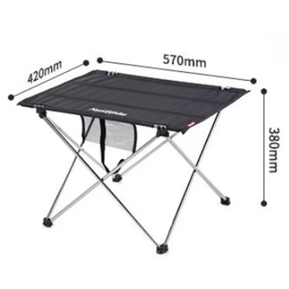  HobbyLane Outdoor Foldable Table Aluminium Alloy Light Weight Portable Table for Camping Furniture 