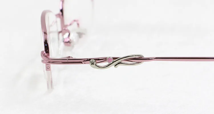 BCLEAR сплав розовый полуободок женские модные очки для чтения металлические женские очки для чтения высокое качество Самые популярные+ 1,00~+ 4,00