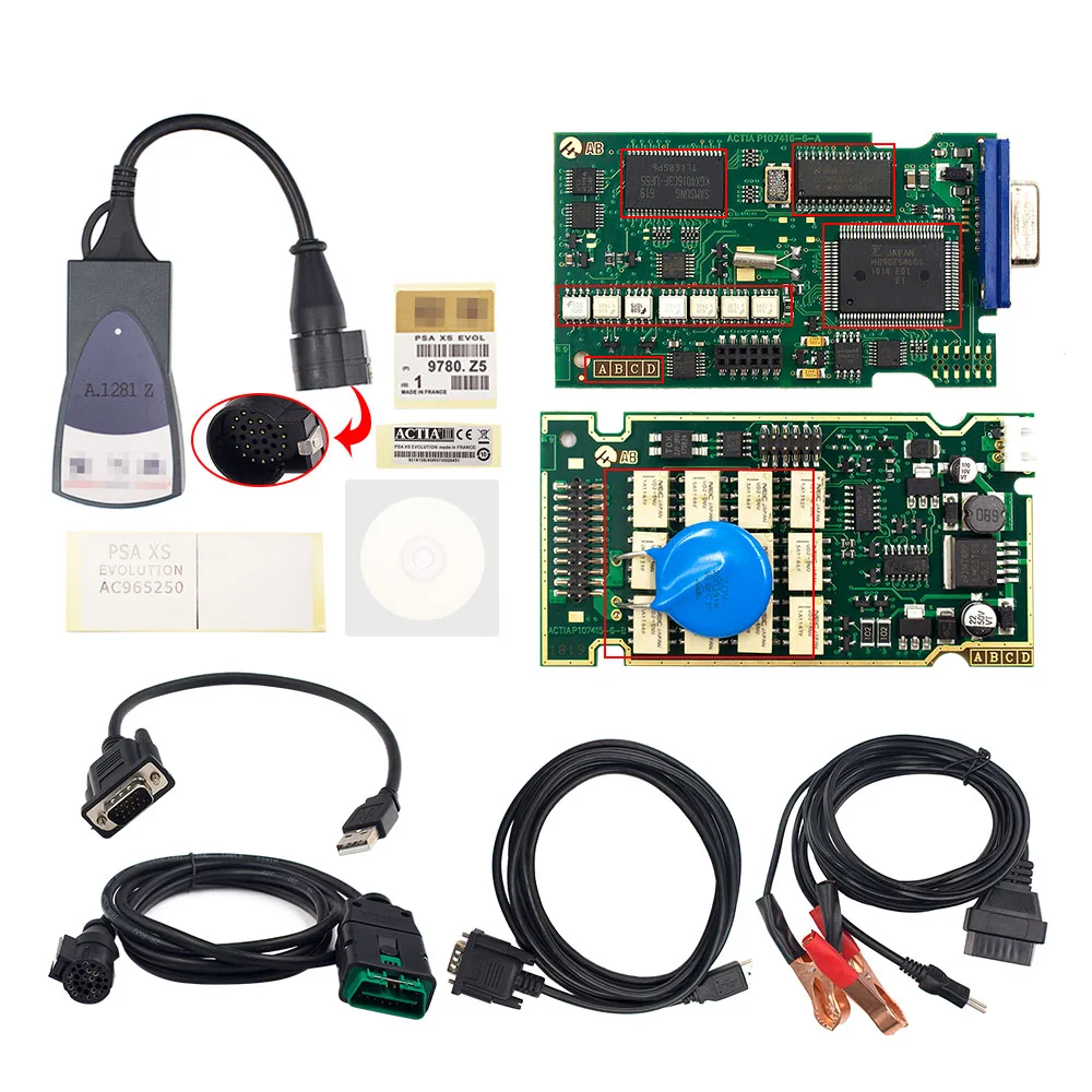 Full Chip Lexia3 PP2000 Diagbox V7.83 Diagnostic ODB2 Outil pour Citroen Peugeot