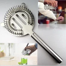 Хороший зеркальный полированный нержавеющая сталь винный коктейль ситечко инструменты бармена коландер для льда фильтр бар ситечки Заводская поставка