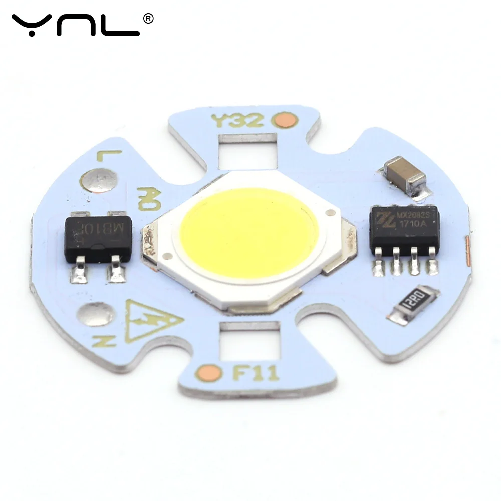 5 шт. лампада Смарт IC LED COB чип 3 Вт 7 9 220 В Y32 для DIY лампа светильник прожектор не
