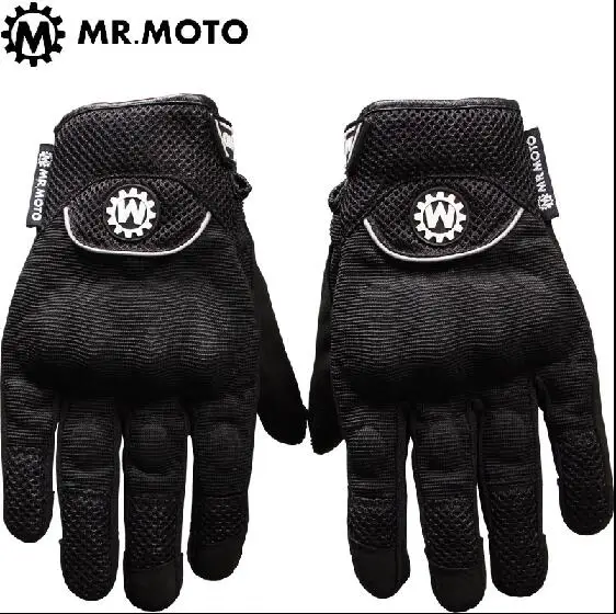 Мужские мотоциклетные перчатки, гоночные мотоциклетные Eldiveni M, L, XL, XXL motoboy защитные сетчатые летние перчатки для охоты мужчин - Цвет: Черный