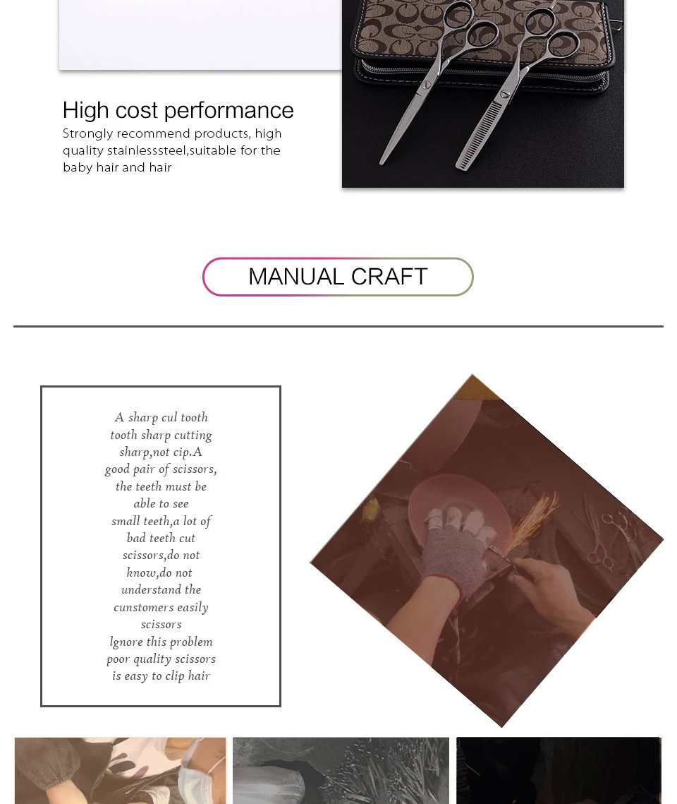 6 дюймов Профессиональные Парикмахерские ножницы для прореживания ножницы из нержавеющей стали парикмахерские ножницы Ciseaux Coiffure