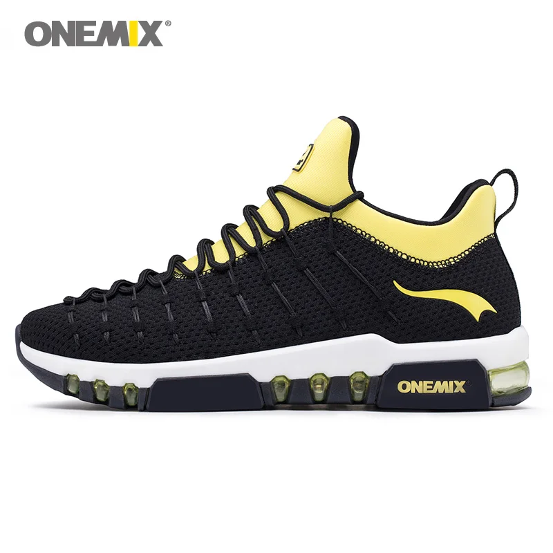 Onemix для мужчин кроссовки для женщин спортивная обувь черный Max подушки Trail тренажерный зал женские беговые кроссовки уличная спортивная прогулочная Обувь Zapatillas
