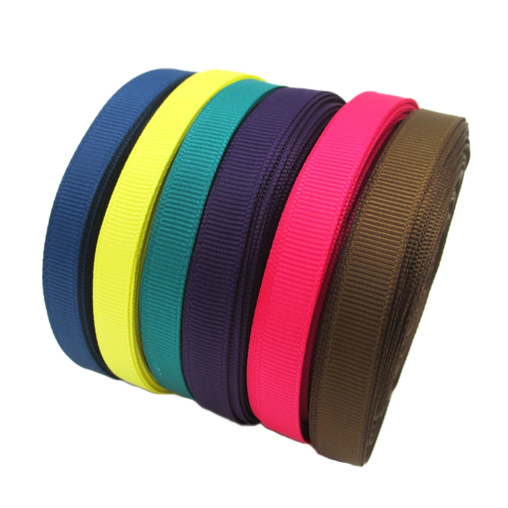 

1''(25mm) DIY hairbow garment accessories wedding Wrap gift 20 yards, Solid Grosgrain Ribbon Tape Decoration packing,20Y40730
