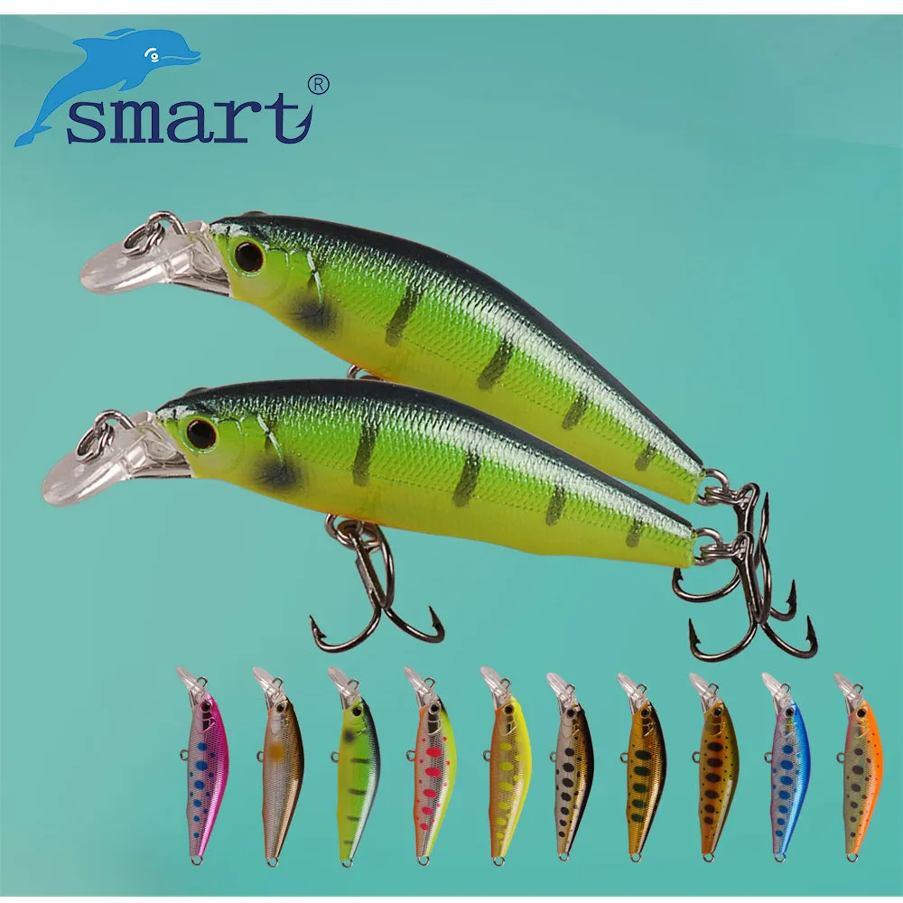 Умная погружающаяся Приманка Minnow 50 мм 5 16 г жесткие приманки Рыболовная Isca
