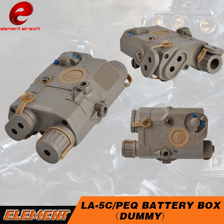 

Element Airsoft PEQ 15 Battery Case Box UHP Version NO Function Dummy LA-5C/PEQ15 Box PEQ-15 For Airsoft WeaponEX403