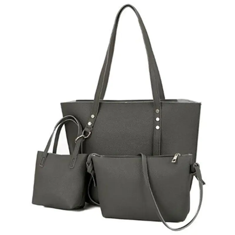 

FGGS 3pcs set women leather handbags bags high quality women's messenger bags designer tote