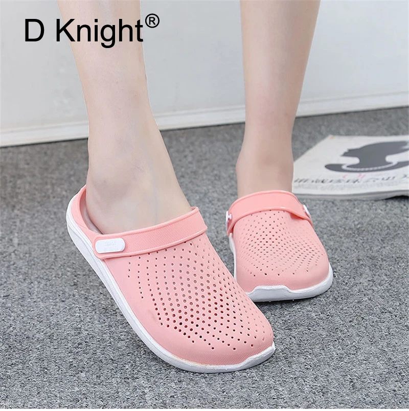

New 2019 Shoes Woman Sandals Lovely Jelly Shoes Solid Casual Slippers Summer Style Flats Slides Woman Lady Beach Shoes Big Size