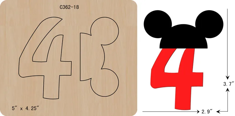 

New Wooden die Scrapbooking C-362-18 Cutting Dies