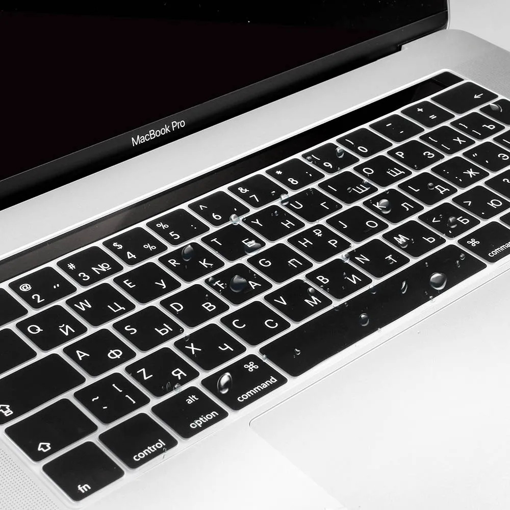 Чехол для клавиатуры из силикона для MacBook Pro 13 15 / Touch Bar A1706 A1707 A1989 A1990