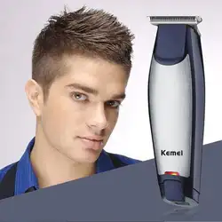 Kemei KM-5021 Перезаряжаемые 3 в 1 электро молчание стрижки волос, триммеры стрижка парикмахера машинка для стрижки волос взрослых стрижка машины