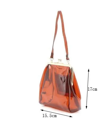 Солнечная пляжная акриловая роскошная сумка через плечо, женская прозрачная косметичка, женская сумка, маленькая сумка-мессенджер