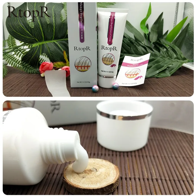 Mango Depilatory Cream Body Painless Effective Hair Removal Cream Men Women Whitening Hand Leg Armpit Hair Loss Product 2018 new