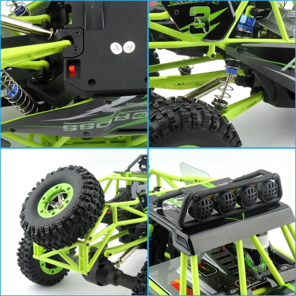 Радиуправляемая машинка WLtoys 12428 4WD 1/12 2 4G 50 км/ч высокоскоростной грузовик монстра