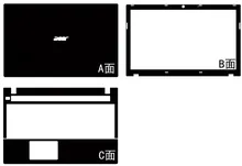 Special Leather Carbon fiber Skin Cover guard For Acer V3 551 571 551G 571G 15 6