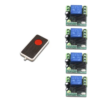 

New Radio Remote Control Switch 12V DC Mini Receiver One Button Transmitter Learning Code 315/433 Momentary Toggle Latched