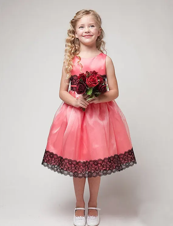 flower girl changing dresses