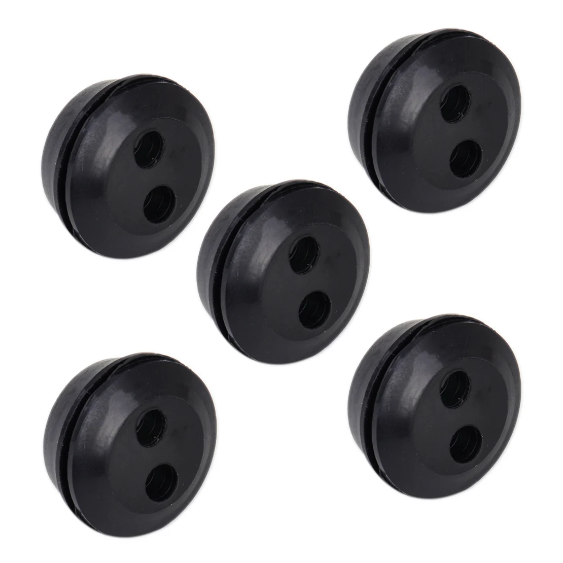 

LETAOSK 5Pcs 2 Hole Fuel Gas Tank Line Grommet Replacement Accessories Fit for String Craftsman Trimmer Lawn Mower Chainsaw