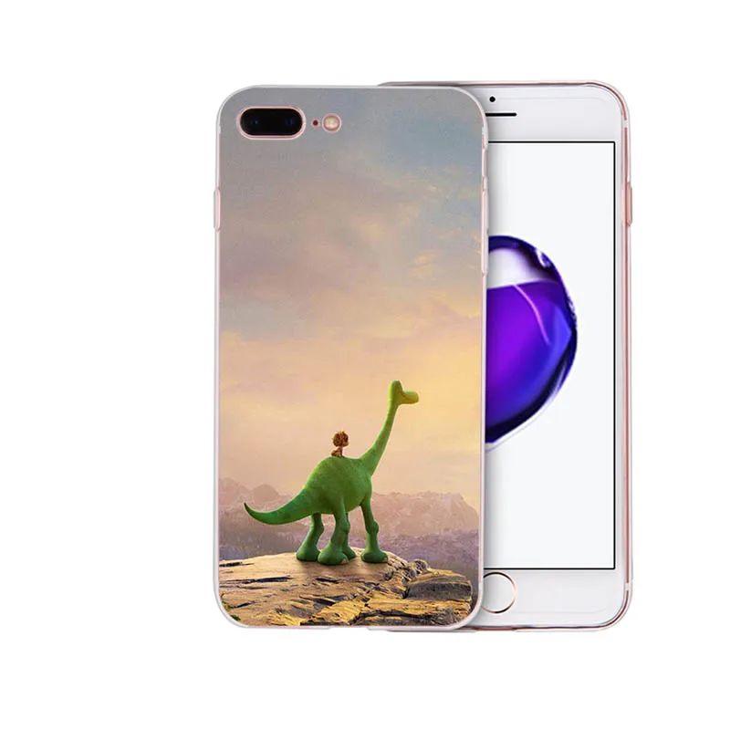 IMIDO The Good Dinosaur смешной мягкий чехол из ТПУ для Iphone 7 8 7PLUS 8PLUS X XS XR XSMAX 5 5S SE 6 6S 6plus