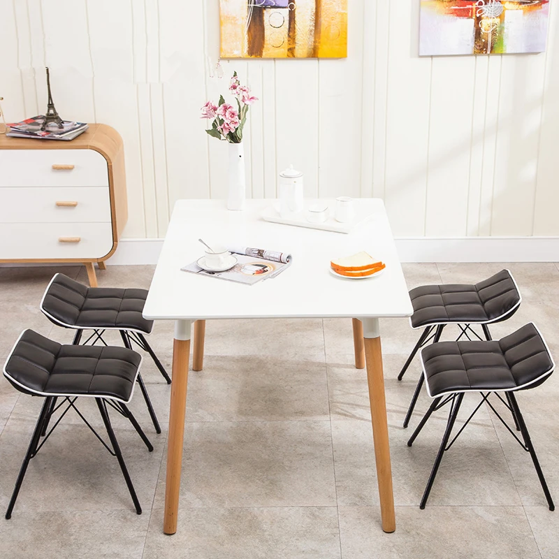 

European Style Dining Table Stool Simple Fashion Leisure Creative Modern Conference Meeting Coffee Chair 4pcs/lot